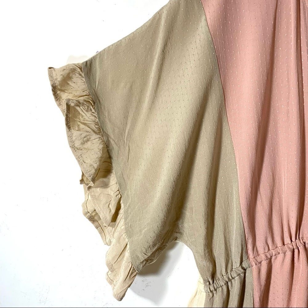 2/$35 Storia Pastel Striped Ruffle Trimmed Romper - Picture 4 of 11